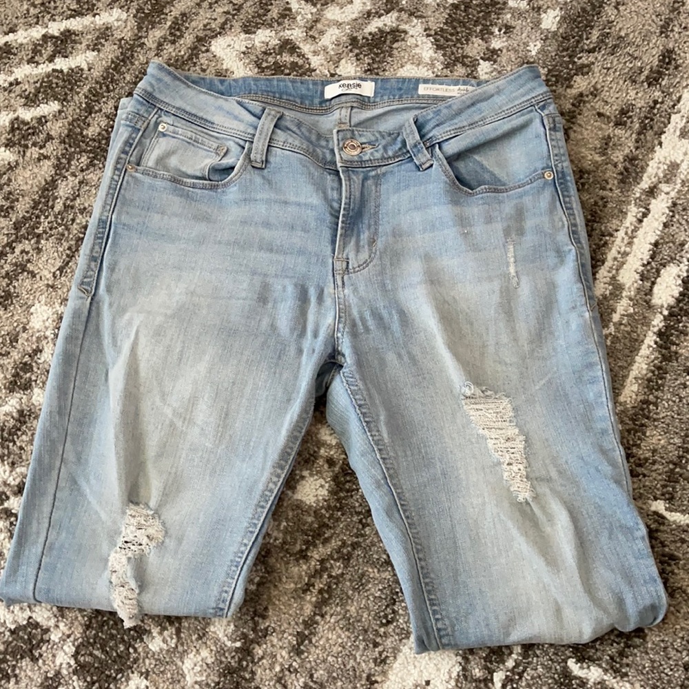 Light wash jeans